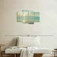 thumbnail image 2 of Elephant Stock Sunrise Wall Art - Horizontal Multi Panel Canvas - Living Room Wall Decor - Beach Multi Panel - Yellow And Blue Decor By Danhui Nai - 30" x 18", 2 of 4