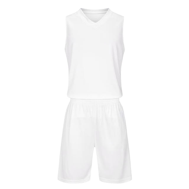 RXMEKW Football Uniform Set For Kids With Short Sleeve Jersey And Shorts For Sports Training And Matches In Solid Color