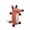 Orange, variant on Plush Fetch Message Squeaky Dog Toy with Crinkle Paper for Interactive Play for Small and Medium Dogs