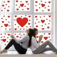 thumbnail image 4 of 90pcs Red Love Heart Wall Stickers - Window Cling Decorative Heart Decals for Valentine's Day, Wedding, Anniversary & Bedroom Wall Window Decor, 4 of 7