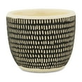 thumbnail image 3 of Cheungs Sankabe Black Ceramic Dotted Pattern Pottery Large, 3 of 5