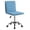 Light Blue, variant on WDZS Mid Back Task Chair, Low Back Leather Swivel Office Chair, Vanity Chair for Makeup Room, Computer Desk Chair Retro with Armless Ribbed (Grey)
