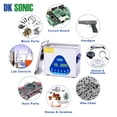 thumbnail image 4 of DK SONIC Ultrasonic Cleaner with Digital Timer and Basket for Denture, Coins, Small Metal Parts, Record, Circuit Board, Daily Necessaries, Lab Tools,etc (3L, 110V), 4 of 6