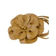 thumbnail image 2 of Cinturón de cuero PU con flores para mujer, cinturón delgado bohemio de cuerda floral, amarillo tierra marrón, talla única, 2 of 6