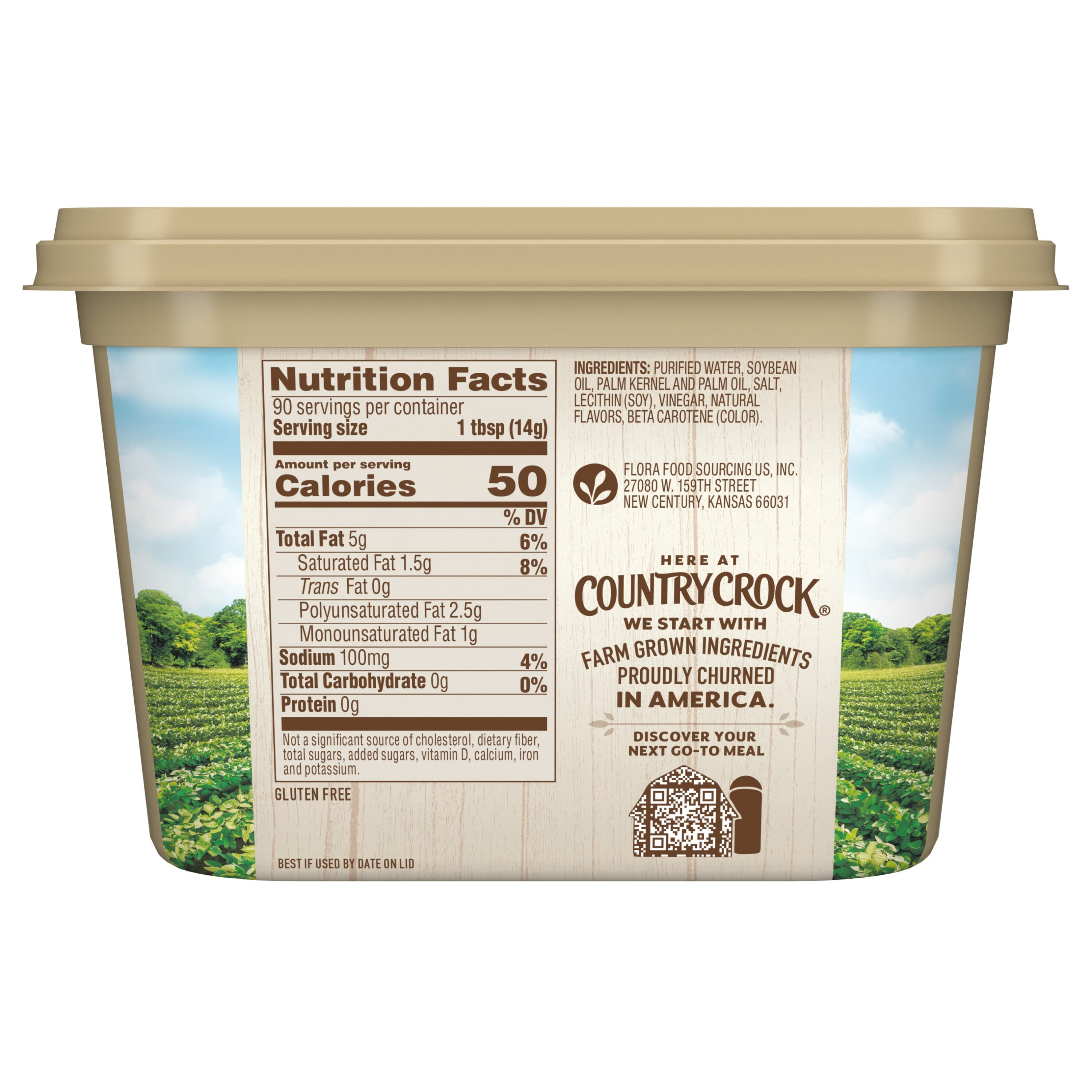 Country Crock Original Buttery Spread, 45 oz Tub