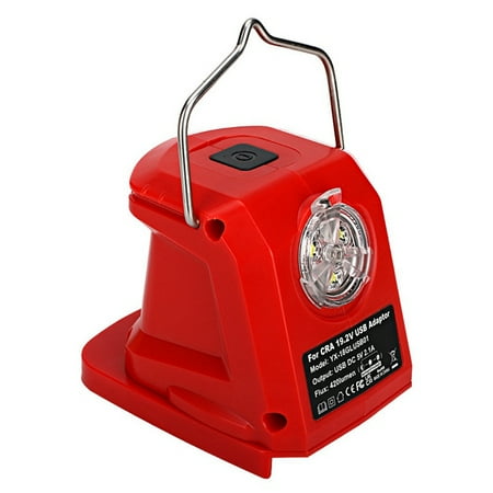 

9W LED Adapter Work Light for Craftsman 14.4V-19.2V C3 Battery with Dual USB Converter Adapter Portable Power Tool
