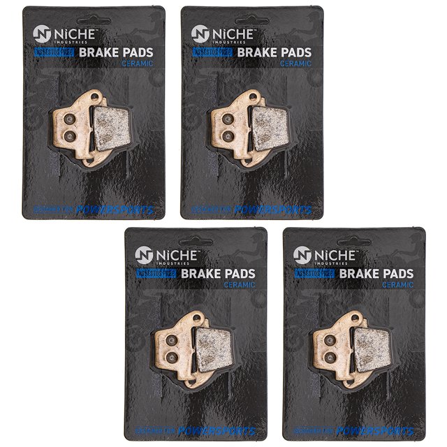 Niche Rear Brake Pad Set for Honda CRF450R Ceramic Motorcycle 4 Pack 519-KPA2502D