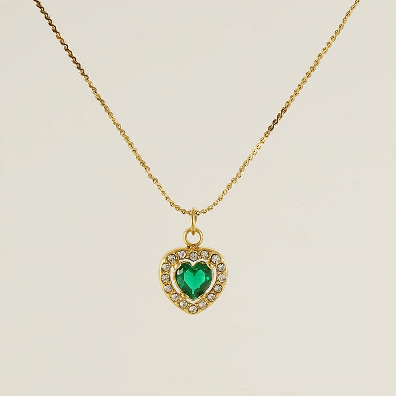 INS Style Double Layer Titanium Steel Pendant Necklace - Luxury