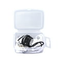 thumbnail image 1 of Hearing Aid Anti Lost Lanyard, Beautiful Black Rope Hearing Aid Protecting Rope White Transparent Clip  For Work For Travel For Children Elderly, 1 of 8