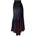 thumbnail image 2 of Womens Black Gothic Witch Mermaid Skirt Costume Accessory, 2 of 2