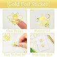 thumbnail image 6 of 504Pcs Embossed Bee Stickers Gold Foil Envelope Seal Stickers Self-Adhesive Bees Insect Envelope Stickers Decals for DIY Photo Album Envelope Invitation Card Diary Scrapbook Decoration, 6 of 9