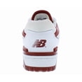 thumbnail image 3 of New Balance 550 Wmns Shoes, White/Brick Red, Size 5.5, 3 of 4