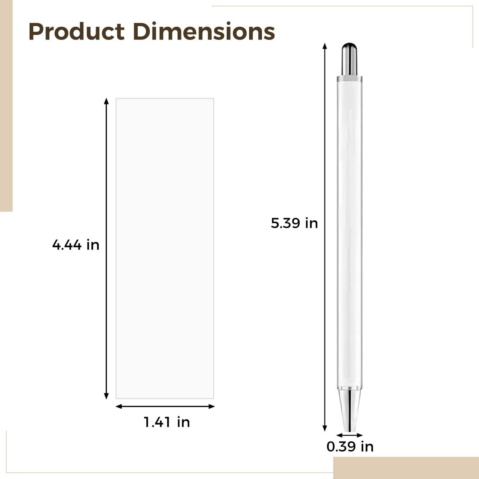 24 Pack Heat Sublimation Pens, Blank Metal Barrel Ballpoint Pens for Customization, Includes Shrink Wrap Films, Bulk for Promotional Gifts,DIY Personalization