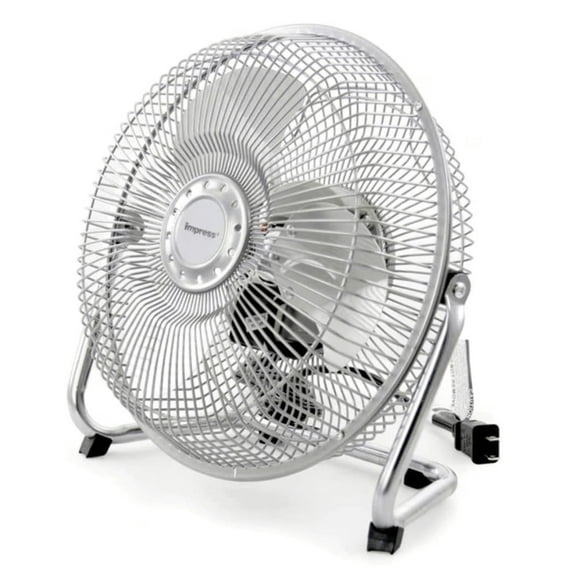 Impress 9-Inch High Velocity Fan Silver Finish, Im-709v