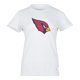thumbnail image 1 of NFL Playera Aficionado Básica Arizona Cardinals Blanco para Mujer, Talla Chica, 1 of 5