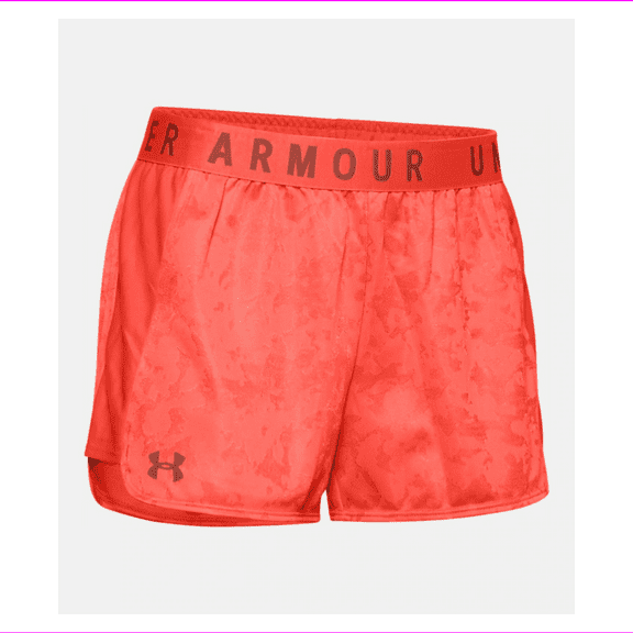 Under Armour Women's UA Play Up Jacquard Shorts Peach Plasma XS
