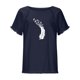 thumbnail image 5 of Blusa de manga corta con estampado de cuello redondo de algodón y cáñamo para mujer OAVQHLG3B Store  lin121212, 5 of 5