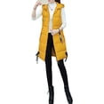 thumbnail image 1 of Guardurnaity Chaleco suelto con capucha de invierno, abrigo portátil a prueba de viento para mantener el calor con bolsillos, ropa cálida a la moda para Abrigos y chamarras Amarillo METRO Guardurnaity AP013324-12, 1 of 6
