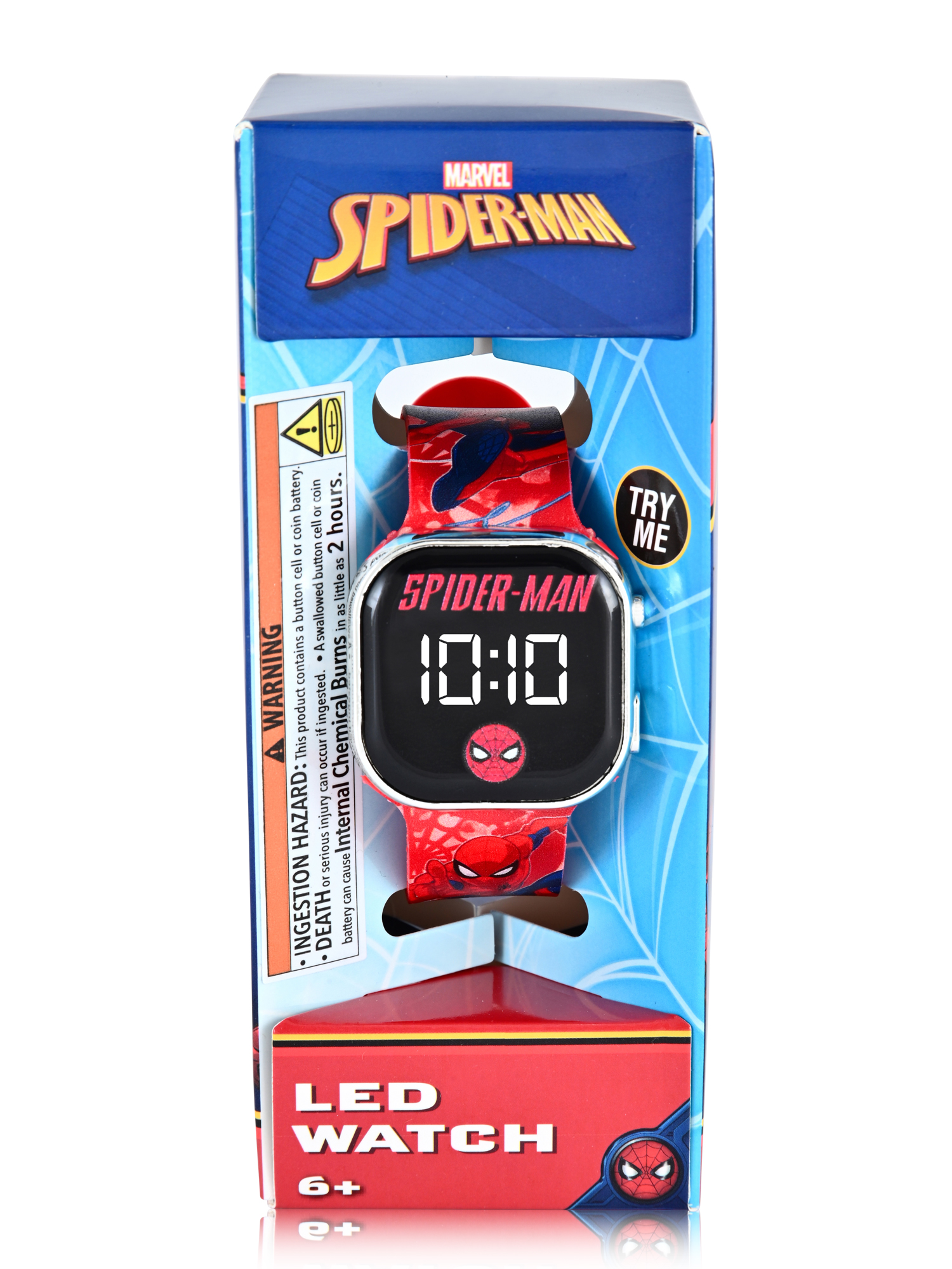 Marvel Spiderman Kids LED Digital Watch with Square Case photo 4