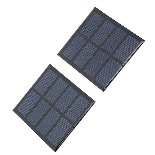 Panel Solar, 0.9W 2V 2pcs Panel De Carga Solar Profesional Para Luz De Emergencia Para Semáforo