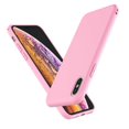 thumbnail image 1 of Cell Phone Cases For 6.1" iPhone XR, Njjex Liquid Silicone Gel Rubber Shockproof Case Ultra Thin Fit iPhone XR Case Slim Matte Surface Cover For Apple iPhone XR 2018 -Baby Pink, 1 of 6