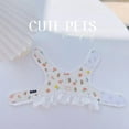 thumbnail image 3 of Small Dog Dress Harness Leash Set,Floral Puppy Princess Dresses Holiday Party Costume Outfits for Chihuahua Yorkshire,Pet Harness Vest for for Small Medium Dogs M, 3 of 7