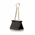 thumbnail image 1 of DELI 9544-25mm 12pcs/lot Multifunction Black Metal Mini Size Clamp Clips Long Tail Clips Solid Money Letter Tickets Clips, 1 of 8