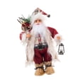 thumbnail image 2 of Figura de Papá Noel, muñeco de Papá Noel, muñeco nórdico de pie para Navidad, adorno navideño para la entrada, dormitorio, decoración de fiesta de año 30 centímetros, 2 of 8