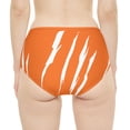 thumbnail image 4 of Effete Feline Claw Marks Scratch High-Waist Hipster Bikini Bottom (AOP), 4 of 5