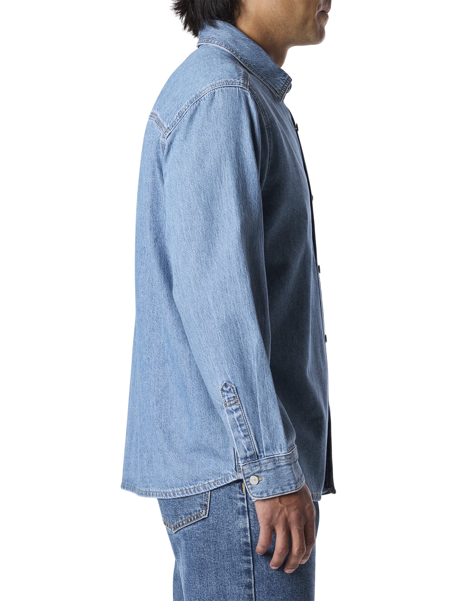 Levi Strauss Signature Men's and Big and Tall Original Denim Shirt, S-2XL