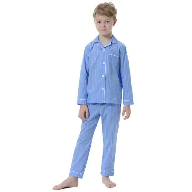 Uniexcosm Big Boys Pajamas Set 2Piece Sleepwear Long Sleeve Pjs for