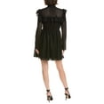 thumbnail image 2 of Rebecca Taylor womens  Chevron Lace Mini Dress, 0, Black, 2 of 3