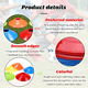 thumbnail image 2 of Pack 50 Conos Entrenamiento Futbol Agilidad + Porta Platos Belug, Multicolor, 2 of 5