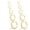 golden, variant on 5 Pairs Hoop Earrings for Men Women, 316L Surgical Stainless Steel Small Huggie Earrings Hypoallergenic Non Tarnish Cartilage Hoop Earrings for Multiple Piercing 6mm 8mm 10mm 12mm 14mm