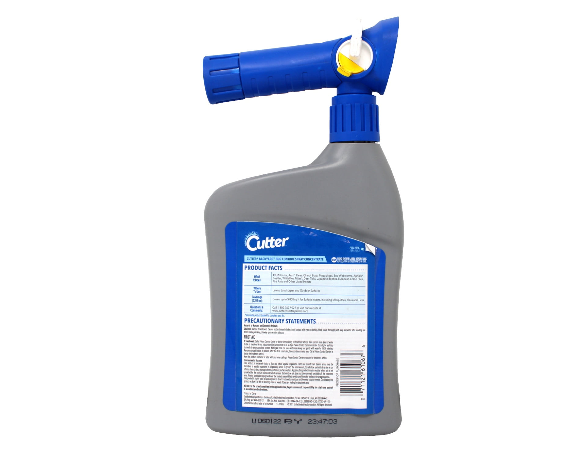 Cutter Bug-Free Backyard Spray Multiple Insects Spray 32 Ounce (Pack of 6)