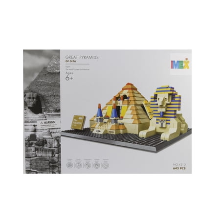 Great Pyramids of Giza Brick Building Set (643 Pieces)