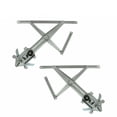thumbnail image 1 of Manual Window Regulator Left/Right Pair Set of 2 For Chevrolet GMC Isuzu, 1 of 9