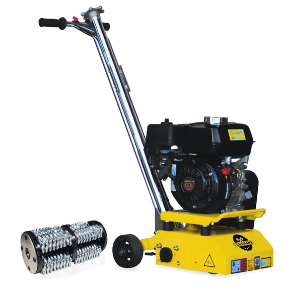 Tomahawk 8 in. Gas Concrete Scarifier Planer Grinder 5.5 HP Honda Engine