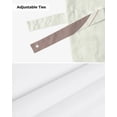 thumbnail image 6 of Geometric Tropical Plant Leaves Window Curtain Kitchen Cabinet Coffee Tie-Up Valance Curtain Rod Pocket Short Curtain, 6 of 6