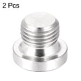 thumbnail image 3 of Uxcell Countersunk Plug Internal Hex Head Socket with Flange M10 x 1 Male 2Pcs, 3 of 3
