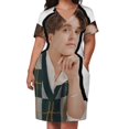 thumbnail image 3 of Bradley Will Simpson Loose Pocket Dress luxury dress evening dress women, 3 of 7