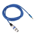 thumbnail image 2 of Cable de audio estéreo de 3,5 mm a XLR hembra, adaptador de enchufe, cable de conexión, línea de 3 metros, 2 of 8