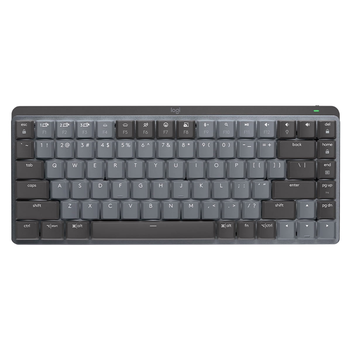 Logitech MX Mechanical Mini Wireless Illuminated Keyboard, Tactile Quiet Switches, Graphite with MX Master 3S Black Mouse