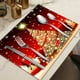 thumbnail image 5 of Juego de 4 Manteles Individuales de Navidad • Manteles de mesa navideños para la decoración del comedor • Manteles individuales lavables festivos, 5 of 8