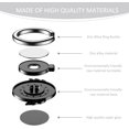 thumbnail image 4 of Soporte para anillo de teléfono de 2 uds, soporte de anillo para teléfono giratorio ajustable de 360°, soporte para coche disponible, se adapta a todos los teléfonos inteligentes (negro plateado), 4 of 5