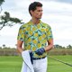 thumbnail image 3 of Fotbe Lemon Camiseta Polo de Golf para Hombre con Estampado – Camisa Deportiva Transpirable con Cuello Abotonado-4X-Large, 3 of 6