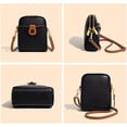 thumbnail image 2 of Small Crossbody Bag for Women Genuine Leather Cell Phone Purse Lightweight Shoulder Bag Vintage Daily Wallet Bag, 2 of 6