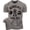 T-Shirt Warm Grey, variant on Gymish Deadlift Heck Yes Workout Shirt for Men – Funny Deadlift Gym T-Shirt, Motivational Lifting Tee, Military Green, Small