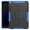 Blue, variant on Tablet Case for iPad 5th/6th Generation 9.7-in (2017/2018) Shockproof Cover with Stand, 2 Layer Protection