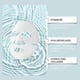 thumbnail image 3 of Collagen B5 Moisturizing Mask Hydrating Moisturizing And Nourishing Care Facial Skin Three-In-One Mask - 4Pieces -, 3 of 3